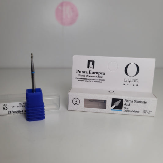 Punta Europea Flama Diamante Azul