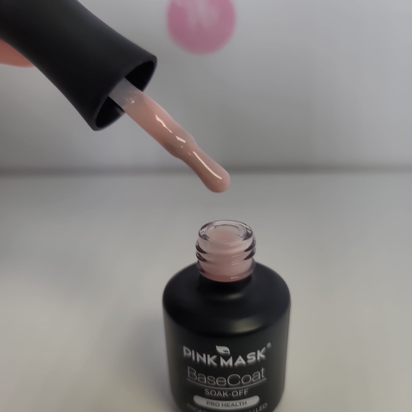 rubber base milky pink 0.5oz