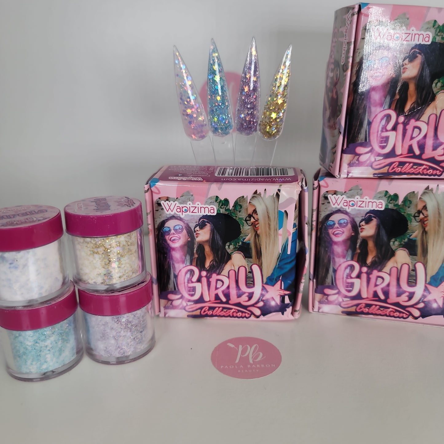 girly acrylic collection 4pcs