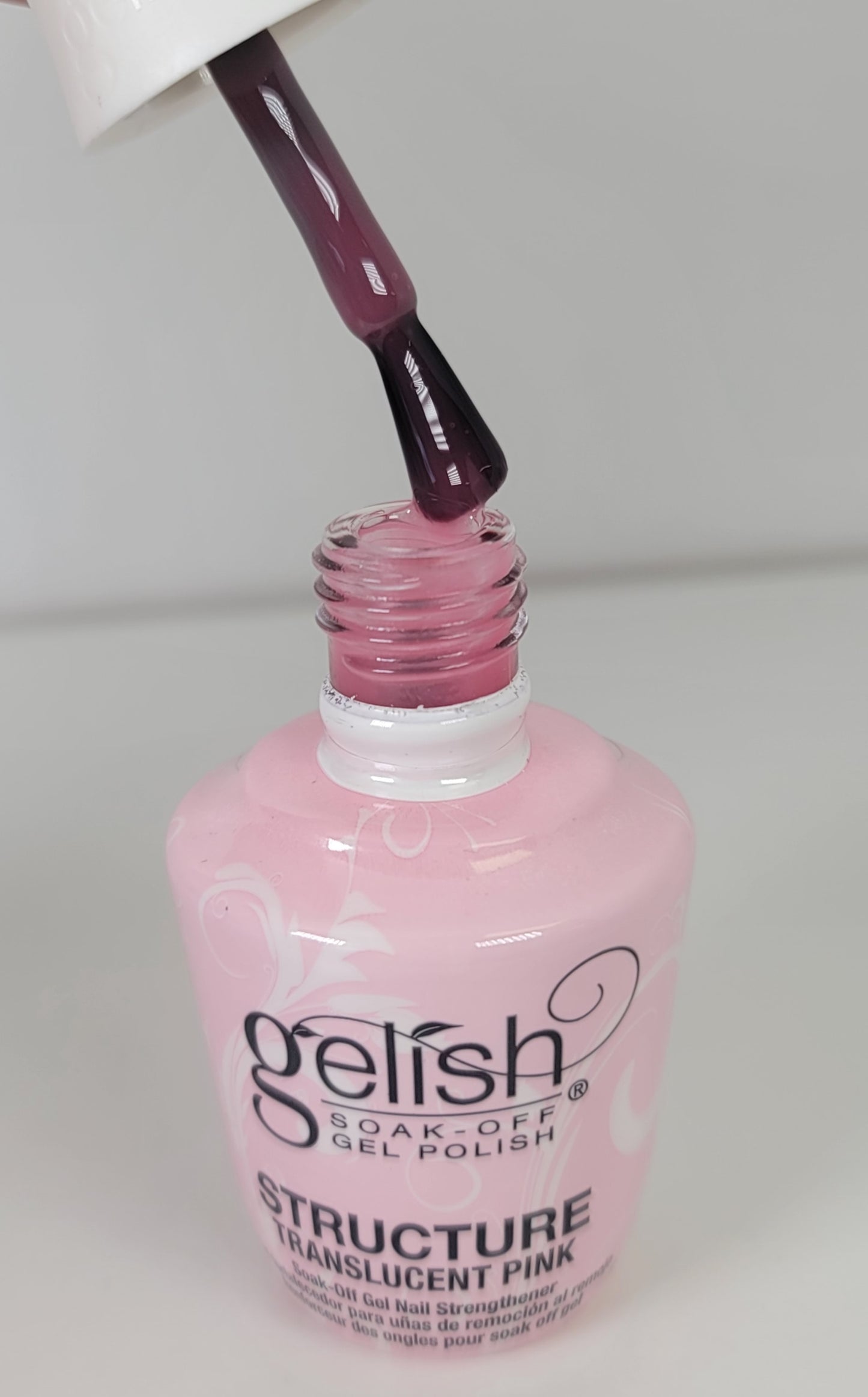 Gelish structure translucent pink