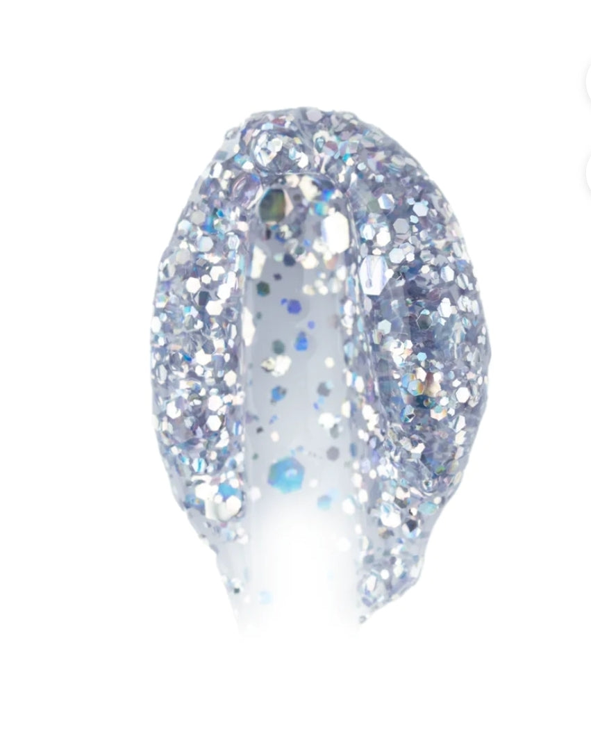 Polygel sparkly silver 2 oz