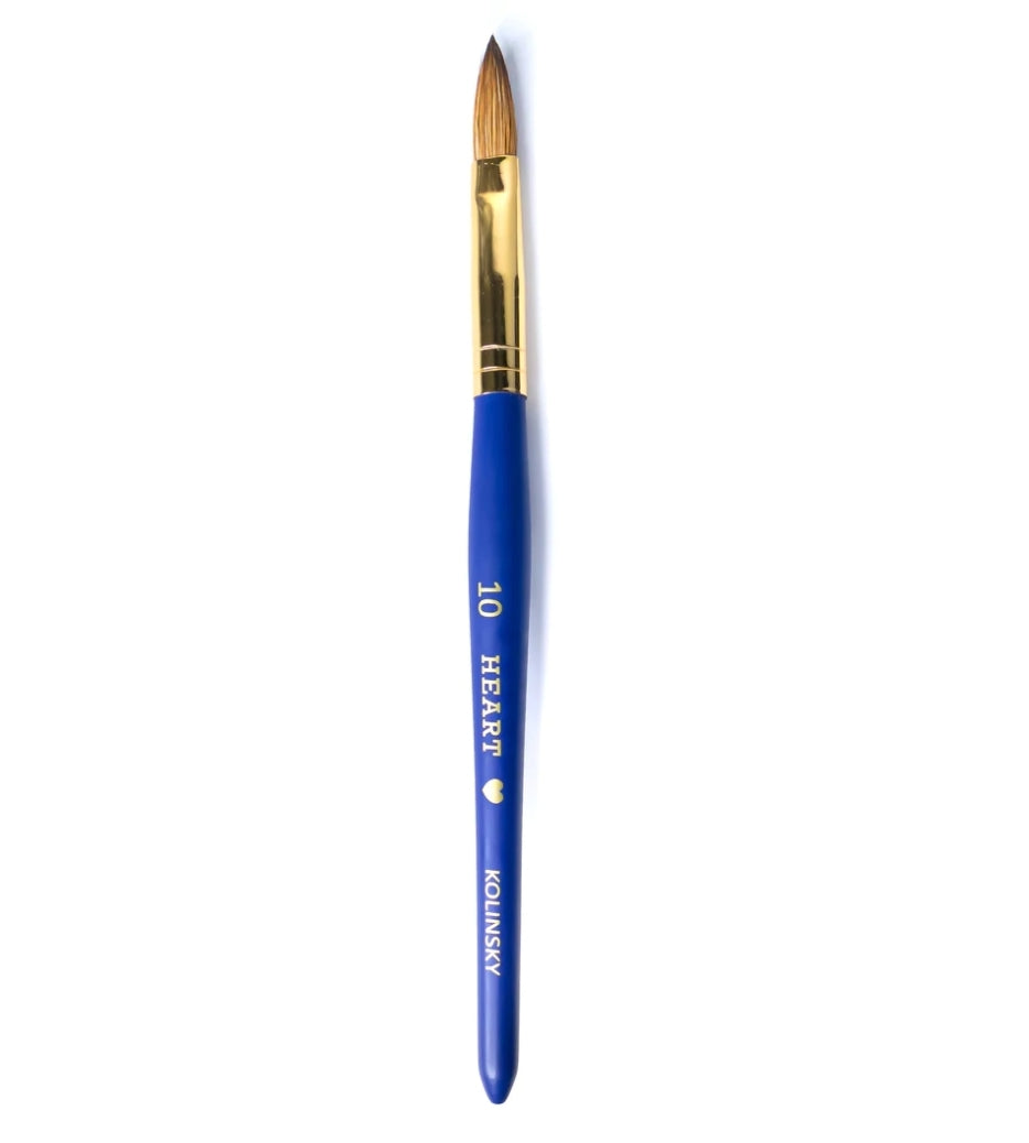 Acrylic brush kolinsky pinched