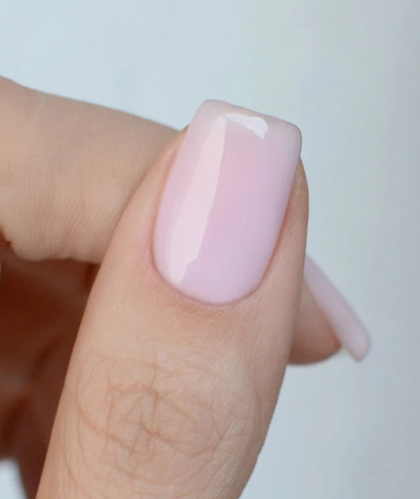 Builder gel in pot creamy light pink