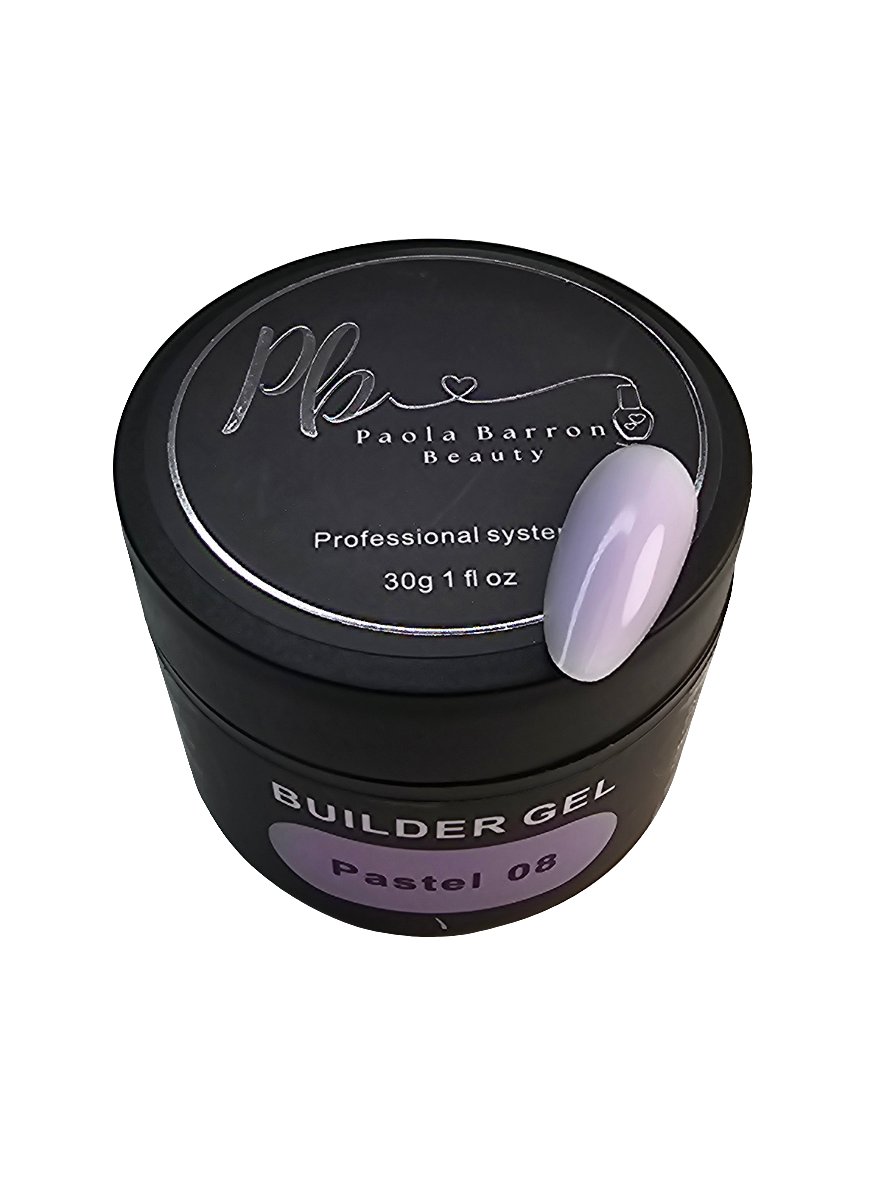 BUILDER GEL PASTEL 01-08
