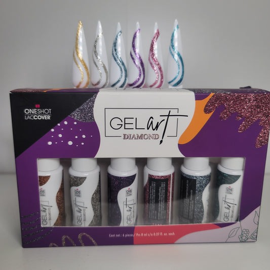 ONE SHOT LACCOVER - GEL ART DIAMOND COLLECTION,