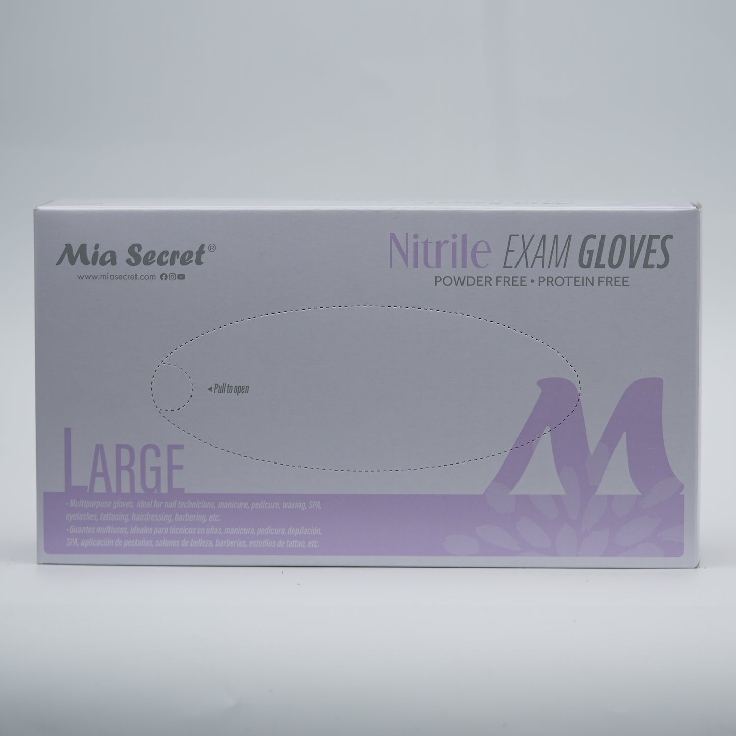 Nitrile gloves mia secret L