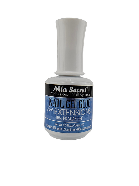 Nail glue for extension soft gel