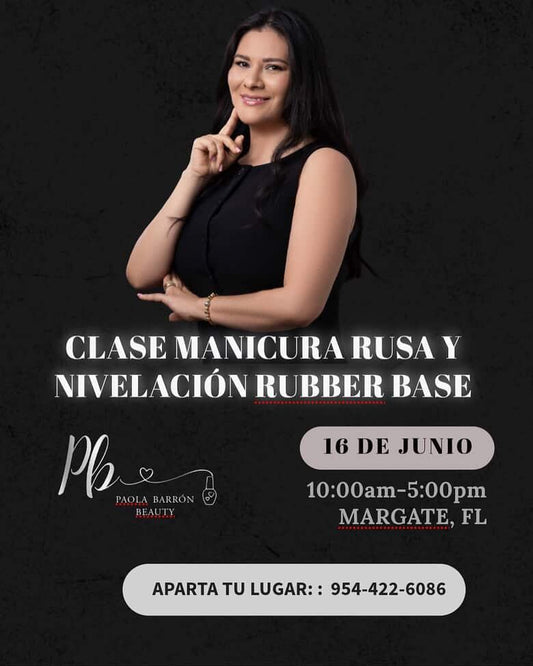 MANICURA RUSA Y NIVELACIÓN