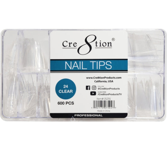 Cre8tion #24 clear 600 pcs